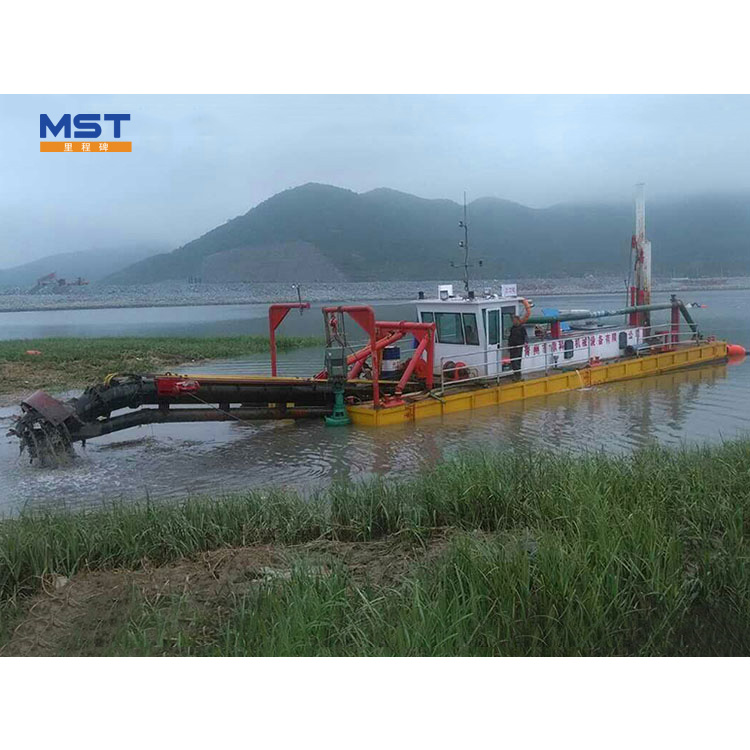 What is the principle of cutter suction dredger?