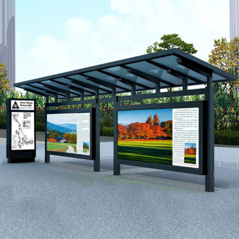 What are the basic functions and uses of a bus shelter?