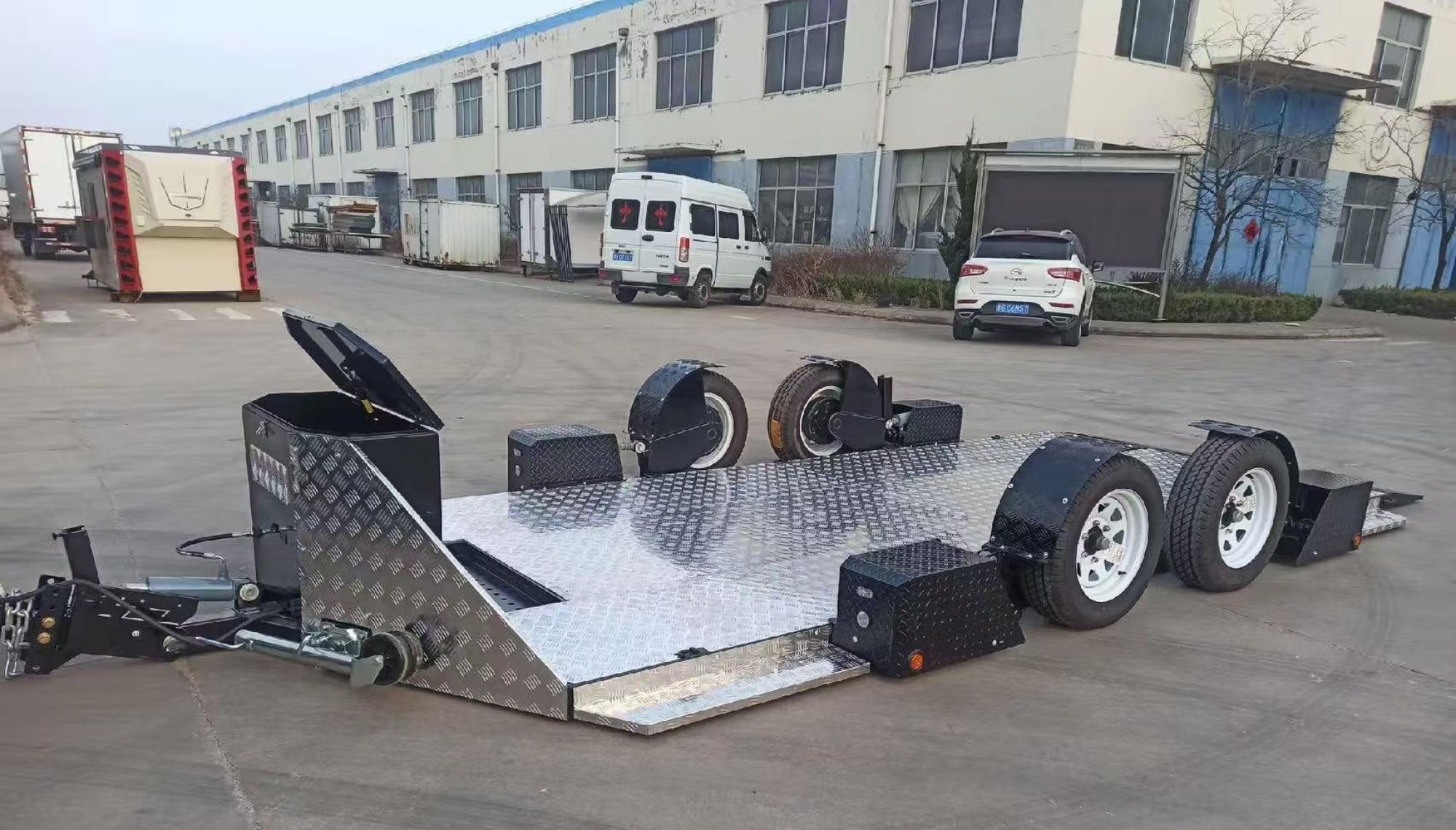 OEM 2.5T Dual-Axle Hydraulic Lifting Trailer Solutions: Boost Your Hauling Efficiency